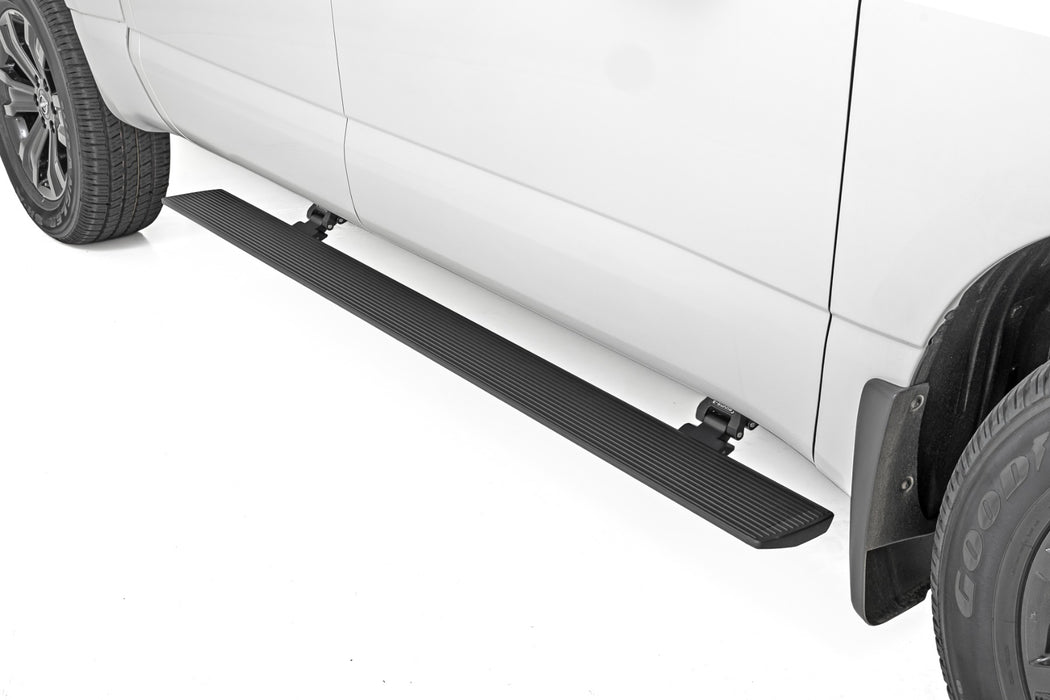Rough Country Bolt on Power Drop Down Running Boards for 2017-2023 Nissan Titan