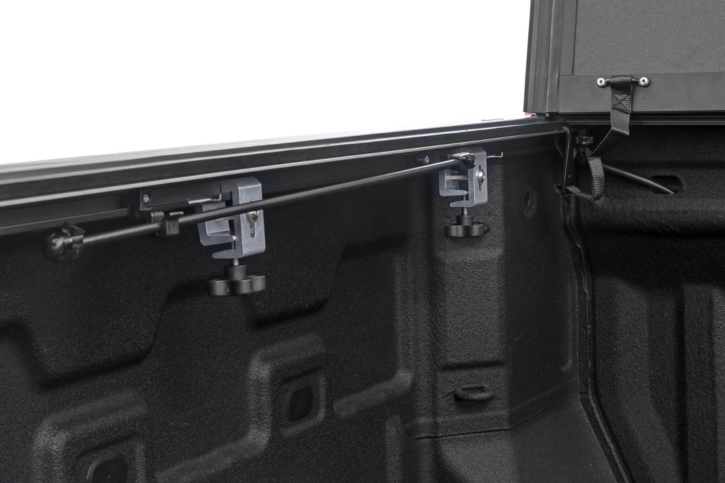 Rough Country Hard Tri Fold Aluminum Tonneau Cover for 2015 - 2026 Colorado Canyon - Recon Recovery