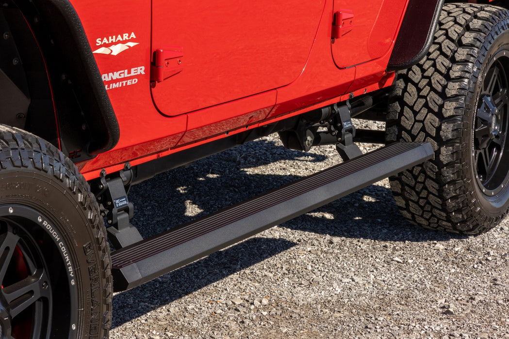 Rough Country Power Drop Down Running Boards for 2007-2018 Jeep Wrangler JK - Recon Recovery - Recon Recovery