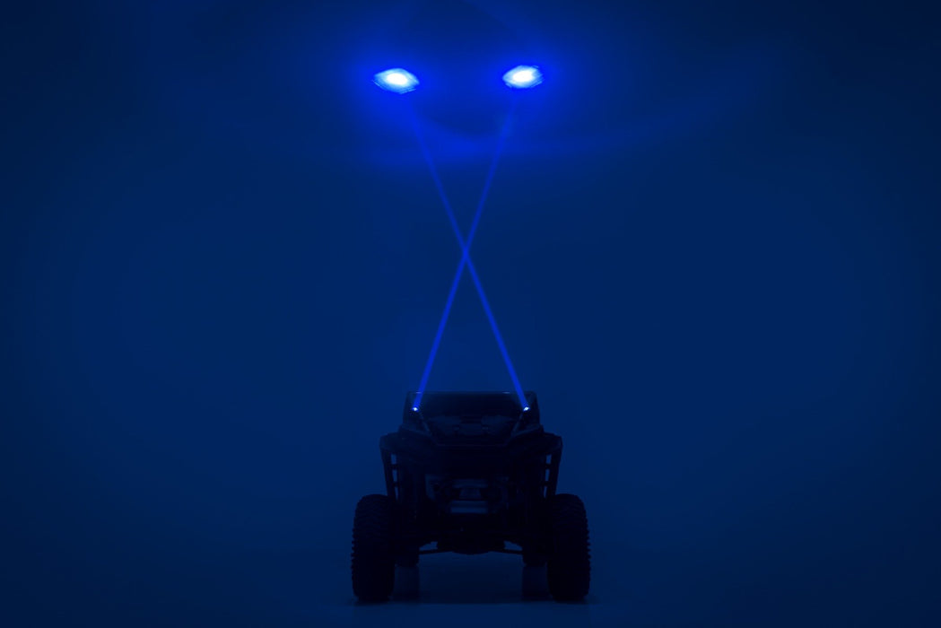 RC V2 Lazer UTV Whip Light Kit – 2400 Lumen Multicolor LED Pair | Complete Off-Road Lighting Package