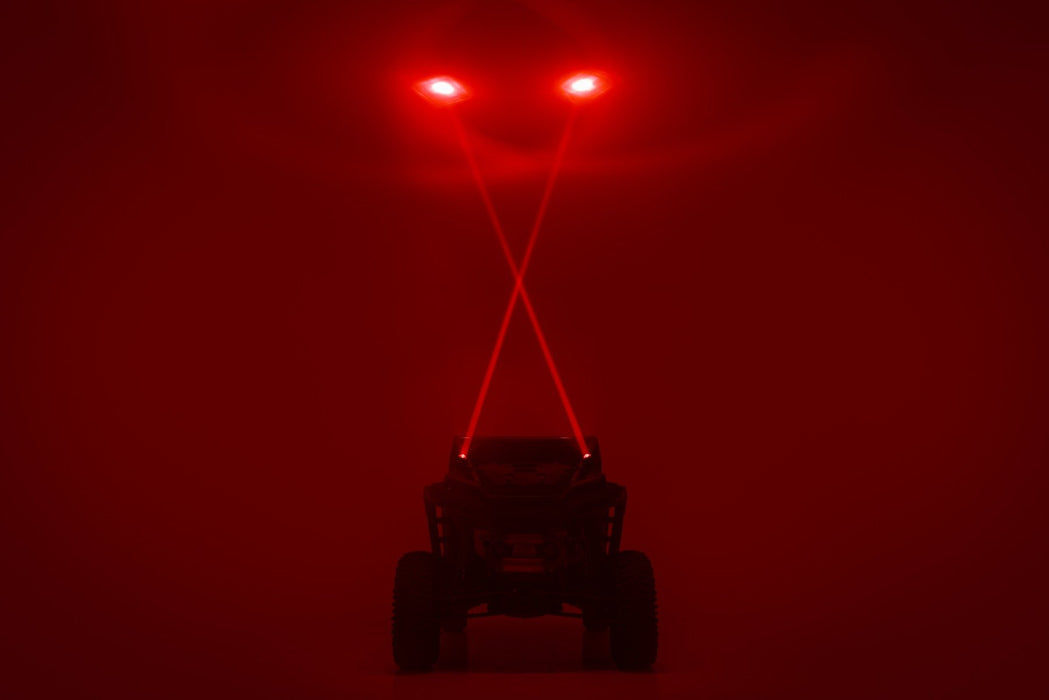 RC V2 Lazer UTV Whip Light Kit – 2400 Lumen Multicolor LED Pair | Complete Off-Road Lighting Package