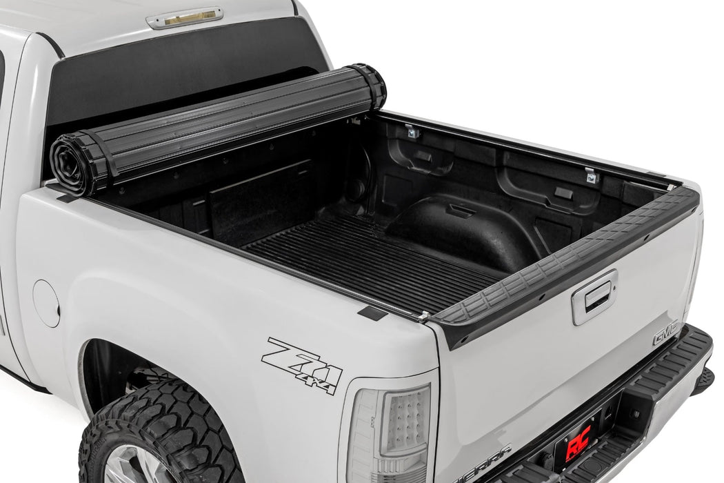 Rough Country Hard Roll Up Bed Cover for 2007 - 2013 Chevy/GMC Sierra/Silverado 1500 - Recon Recovery