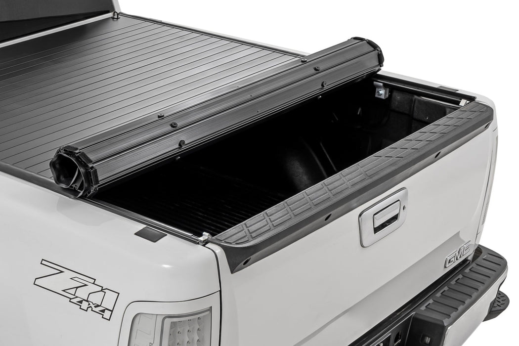 Rough Country Hard Roll Up Bed Cover for 2007 - 2013 Chevy/GMC Sierra/Silverado 1500 - Recon Recovery