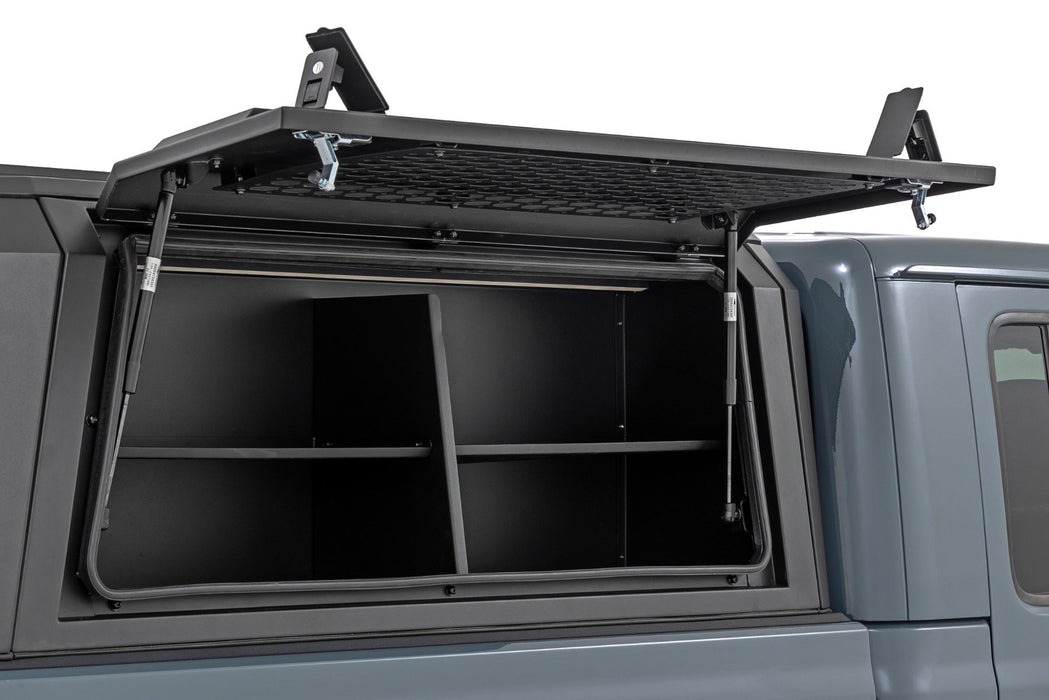 Rough Country Bed Cap Passengers Shelf Storage Bin for 2020 - 2026 Jeep Gladiator JT - Recon Recovery