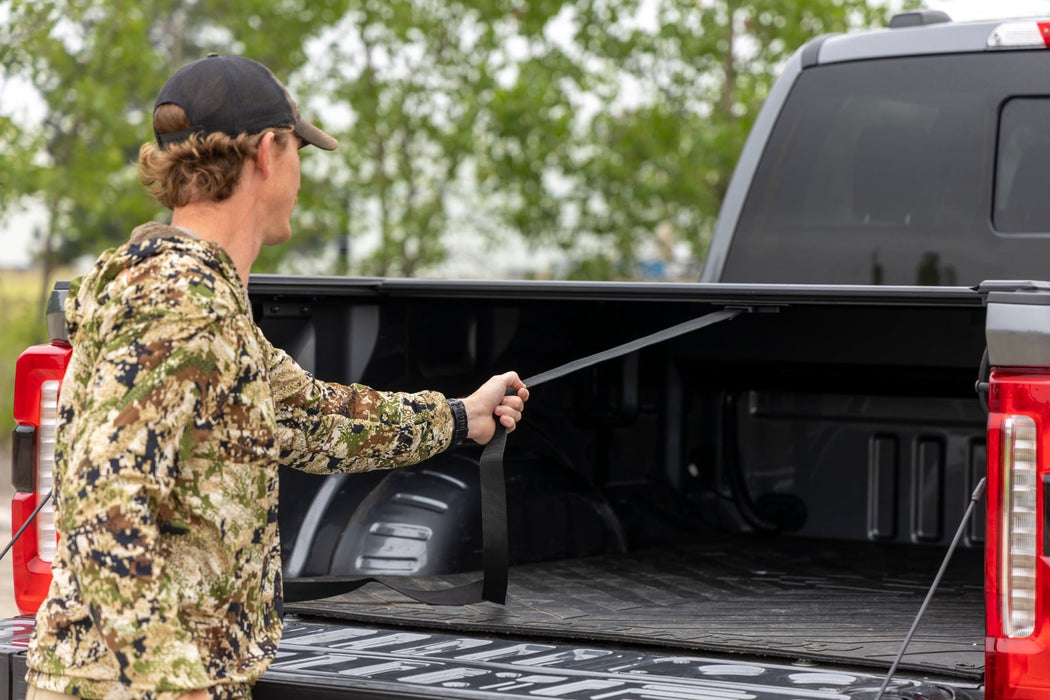 Rough Country Manual Retractable Bed Tonneau Cover for 2017-2026 Ford F 250/F-350 6.8ft Bed