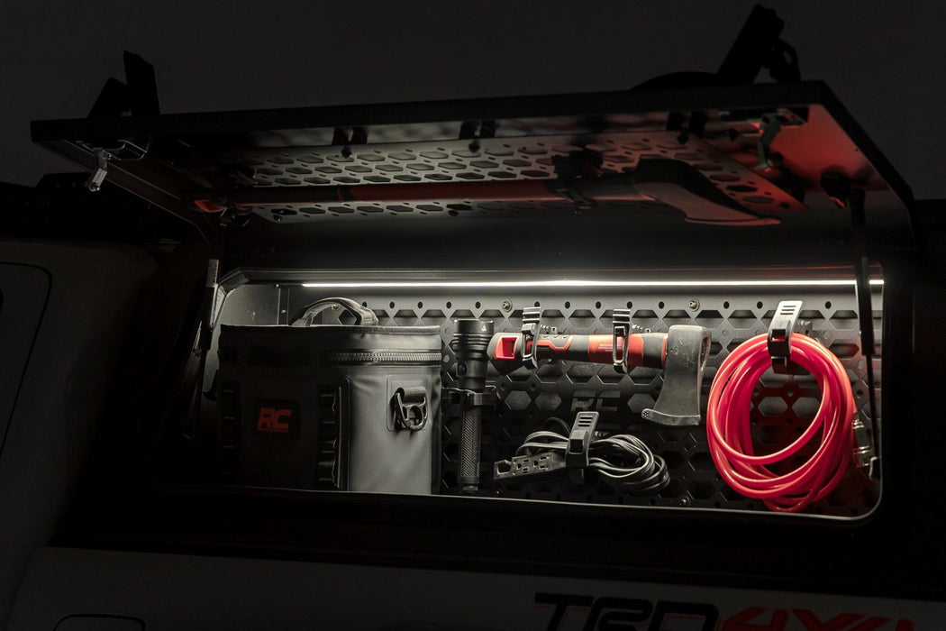 Rough Country Bed Cap Molle Panel Side Storage Bin for 2016 - 2023 Toyota Tacoma - Recon Recovery