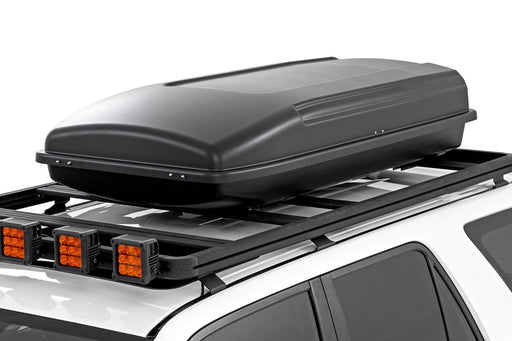 Rough Country Rooftop Cargo Storage Box MADE IN USA | 14.46 Cu Ft Lockable Roof Storage - Recon Recovery