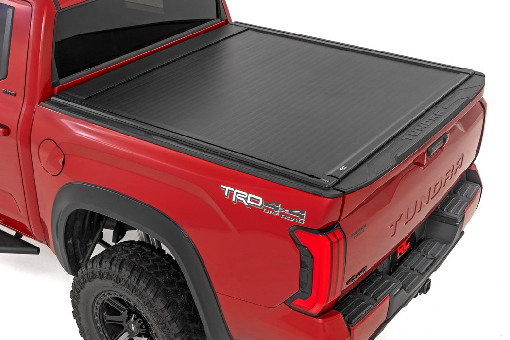 RC Powered Electric Retractable Tonneau Cover for 2022 - 2026 Toyota Tundra Short Bed - Recon Recovery