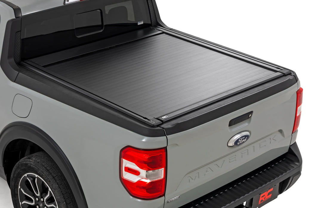 Rough Country Powered Retractable Bed Tonneau Cover for 2022-2026 Ford Maverick