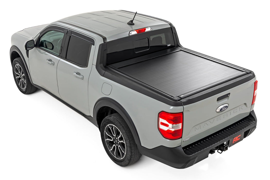 Rough Country Powered Retractable Bed Tonneau Cover for 2022-2026 Ford Maverick