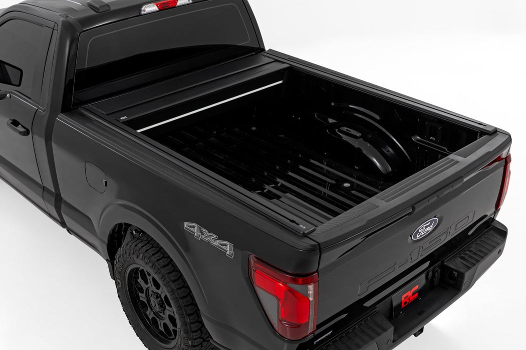 Rough Country Powered Retractable Bed Cover for 2022 - 2026 Ford F - 150 & F - 150 Lightning - Recon Recovery