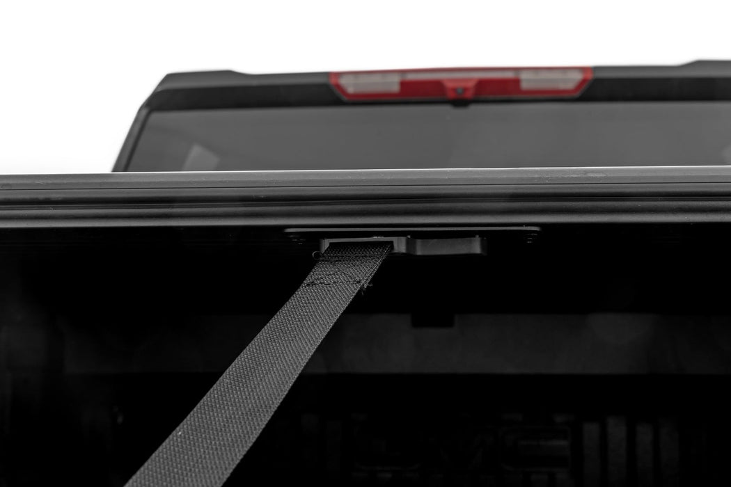 Rough Country Manual Retractable Bed Tonneau Cover for 2020-2026 GM Silverado & Sierra 2500HD 3500HD