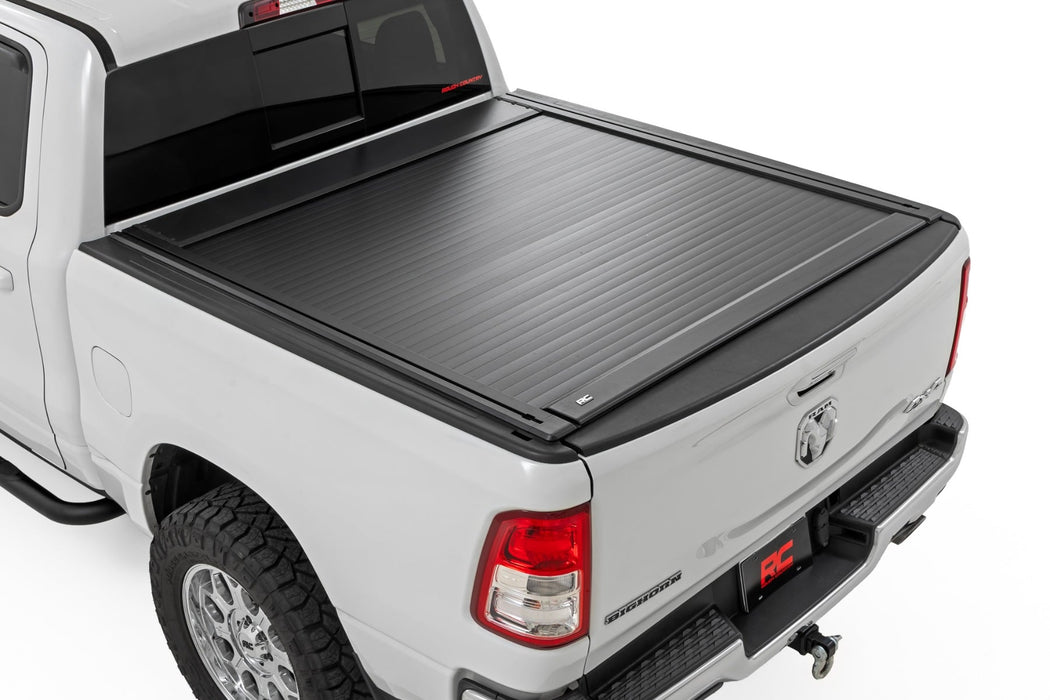 Rough Country Manual Retractable Bed Tonneau Cover for 2019-2026 Ram 1500 & TRX