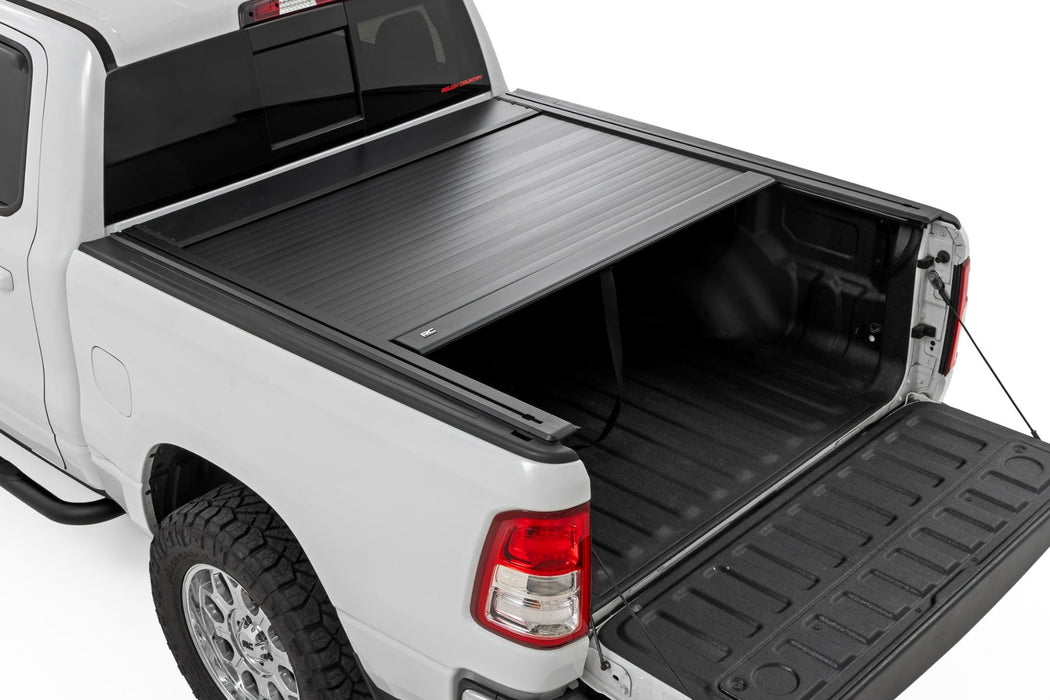 Rough Country Manual Retractable Bed Tonneau Cover for 2019-2026 Ram 1500 & TRX