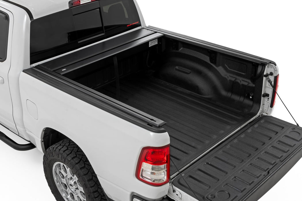 Rough Country Manual Retractable Bed Tonneau Cover for 2019-2026 Ram 1500 & TRX