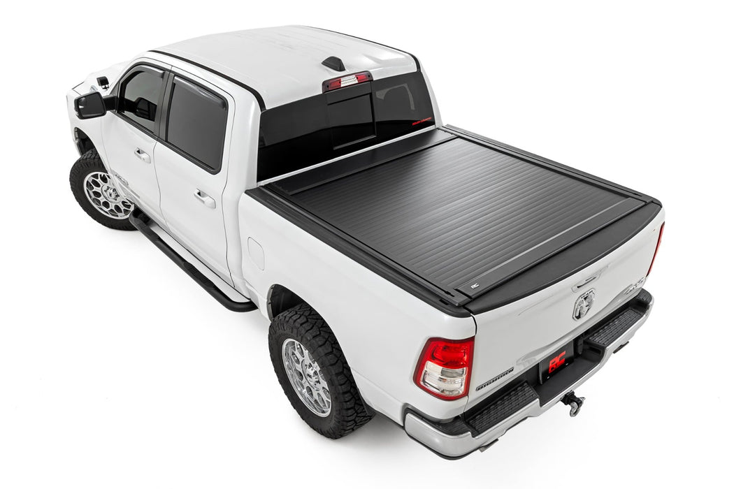 Rough Country Manual Retractable Bed Tonneau Cover for 2019-2026 Ram 1500 & TRX