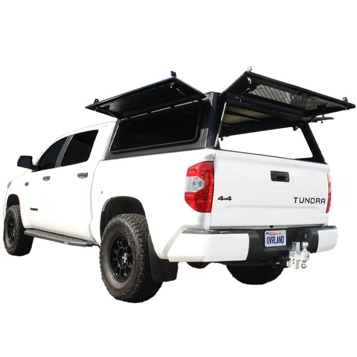 OVS Expedition Stainless Steel Truck Cap with Wing Doors For 2007-2021 Toyota Tundra 5.5ft Bed - Recon Recovery