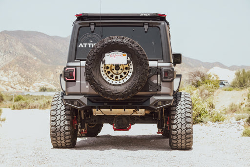 Attica 4x4 Terra Series Full Width Rear Bumper for 2018 - 2026 Jeep Wrangler JL - Recon Recovery