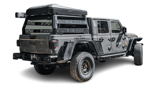 Attica 4x4 Frontier Series Overland Cab Height Bed Rack for 2019-2025 Jeep Gladiator JT - Recon Recovery