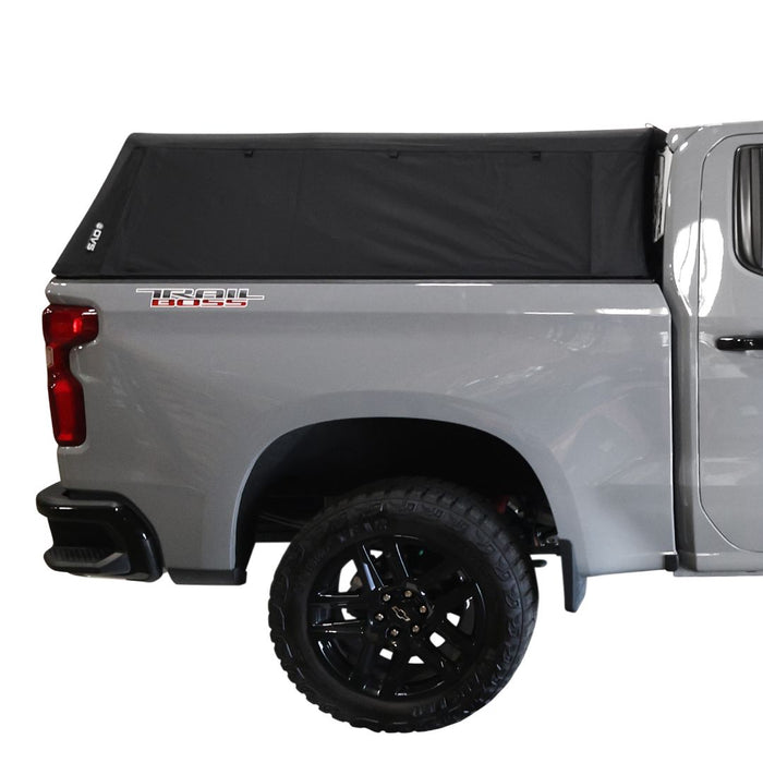 Explorer Soft Shell Bed Topper 2019 - 2026 Silverado Sierra 1500 5.8' Bed | OVS Black Diamond - Recon Recovery