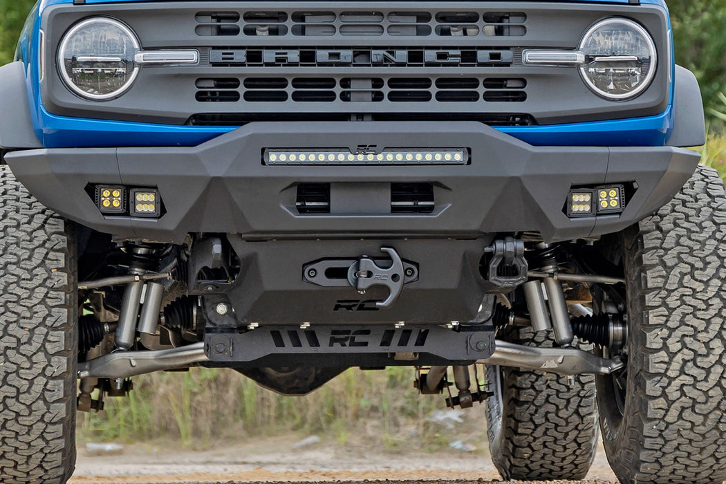 Rough Country Hidden Winch Mount for 2021 - 2026 Ford Bronco - Recon Recovery