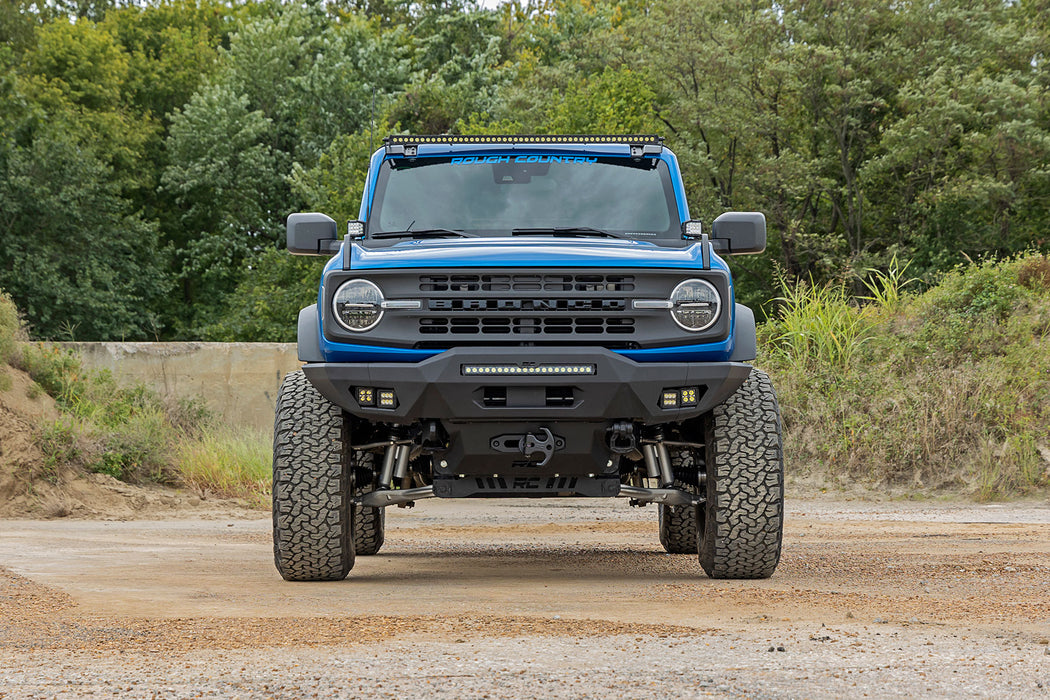 Rough Country Hidden Winch Mount for 2021 - 2026 Ford Bronco With PRO9500S Winch - Recon Recovery