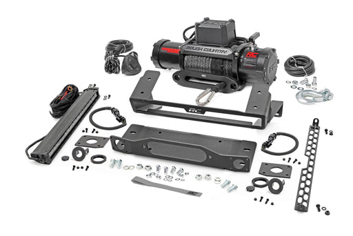 Rough Country High Winch Mount for 2021 - 2026 Ford Bronco - Recon Recovery