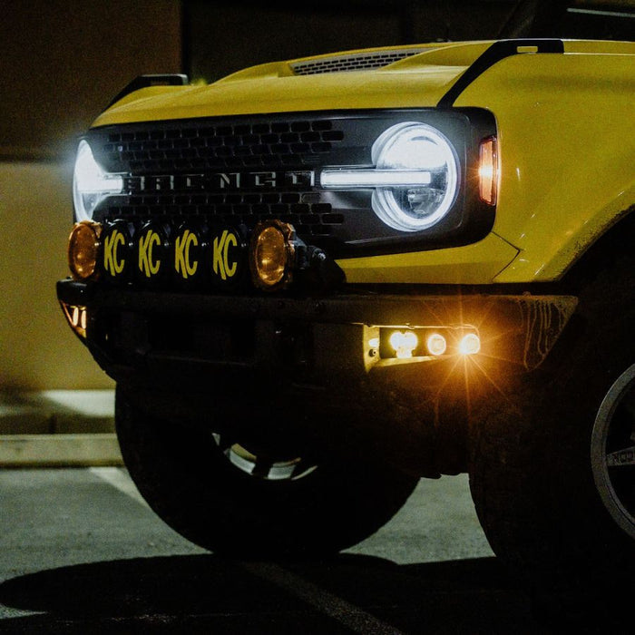 KC HiLites Bronco Bumper Mounted 39" Gravity️ Titan LED Light Bar - 6 - Light - Recon Recovery