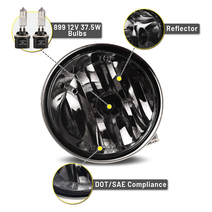 Winjet OE Style Fog Lights for 2004-2015 Nissan Titan - Recon Recovery