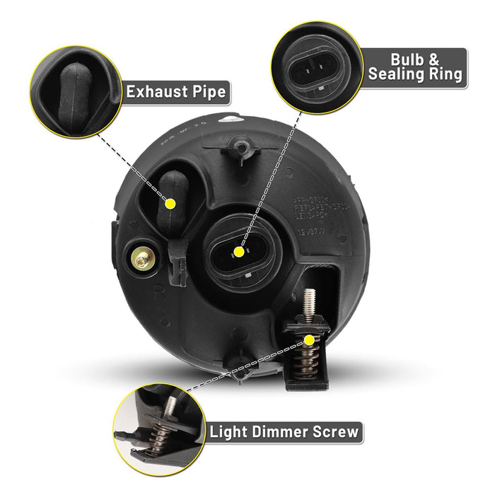 Winjet OE Style Fog Lights for 2004-2015 Nissan Titan - Recon Recovery