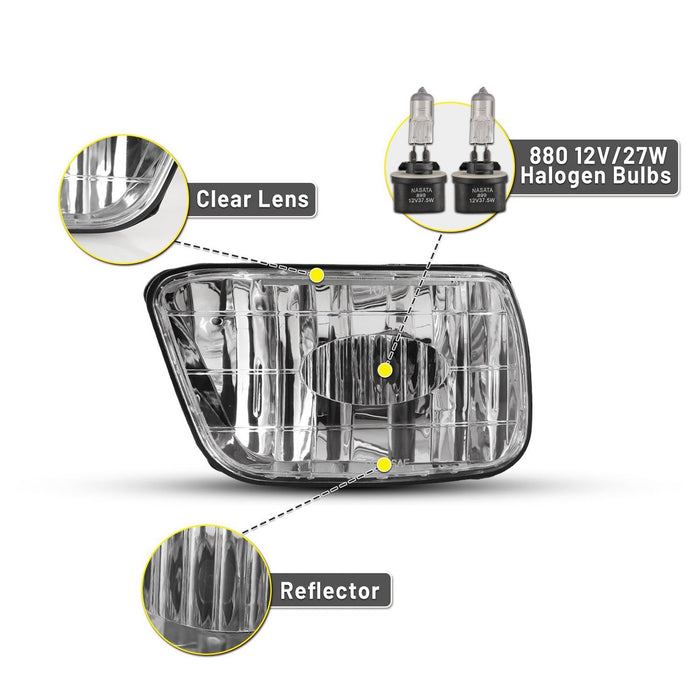 Winjet OE Style Fog Lights for 2002-2009 Chevrolet Trailblazer - Recon Recovery