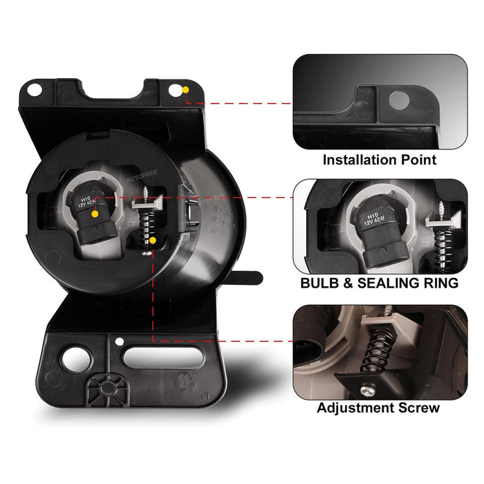 Winjet Fog Lights for 2006-2008 Ford F-150