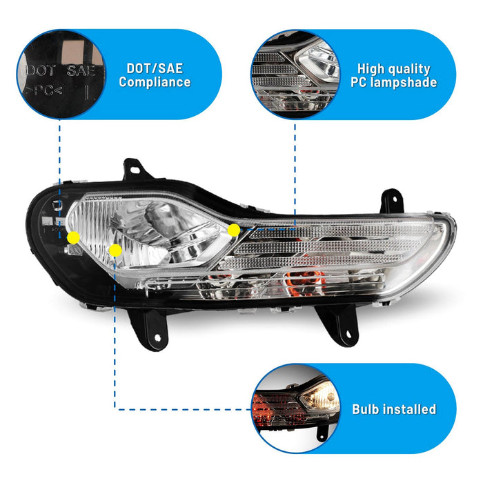 Winjet Fog Lights for 2013-2016 Ford Escape