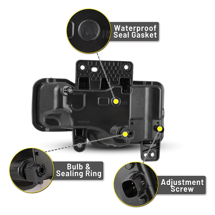 Winjet OE Style LED Fog Lights for 2016-2017 GMC Sierra 1500 - Recon Recovery