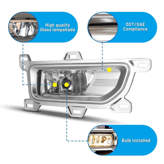 Winjet Fog Lights for 2020-2021 Nissan Titan
