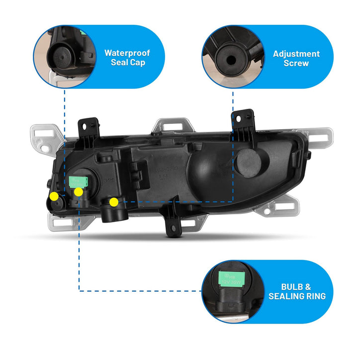 Winjet Fog Lights for 2020-2021 Nissan Titan