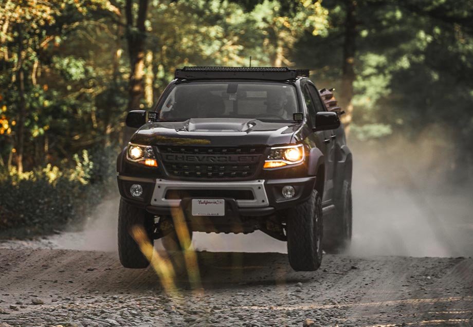 Low Profile Ditch Light Brackets Kit For 2015-2022 Chevy Colorado/Canyon - Recon Recovery