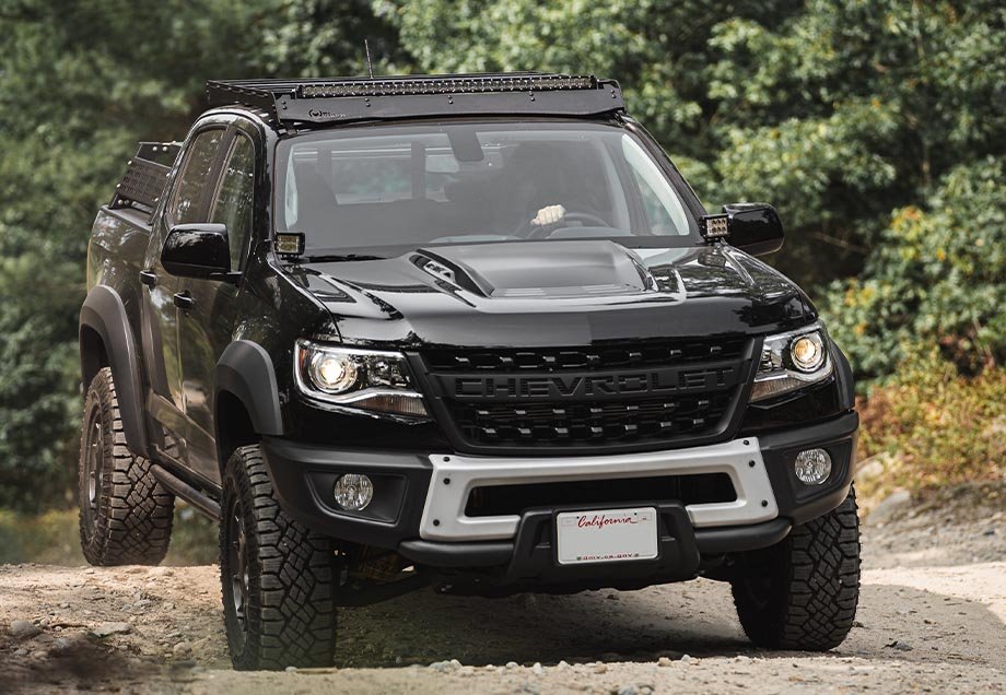 Low Profile Ditch Light Brackets Kit For 2015-2022 Chevy Colorado/Canyon - Recon Recovery
