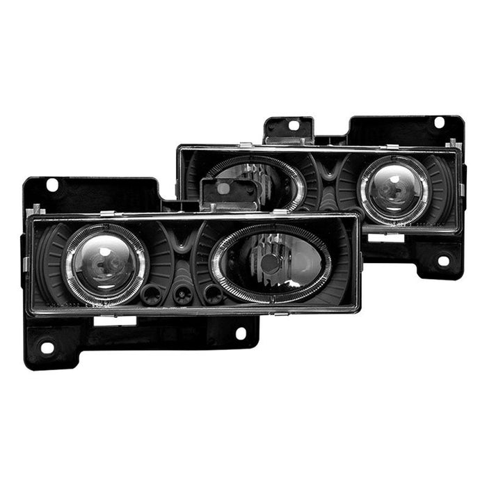 Winjet Halo Projector Headlights for 1988-1998 Chevrolet C/K 1500 - Recon Recovery