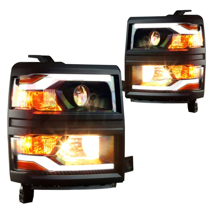 Winjet LED Headlights for 2014-2015 Chevrolet Silverado 1500