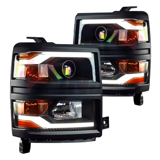 Winjet LED Headlights for 2014-2015 Chevrolet Silverado 1500 - Recon Recovery