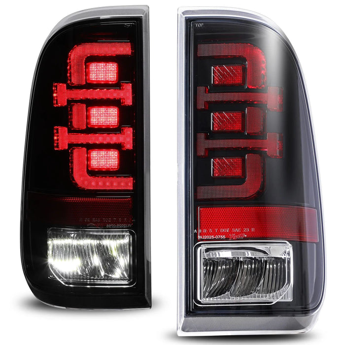 Winjet Sequential Tail Lights for 2008-2016 Ford Super Duty