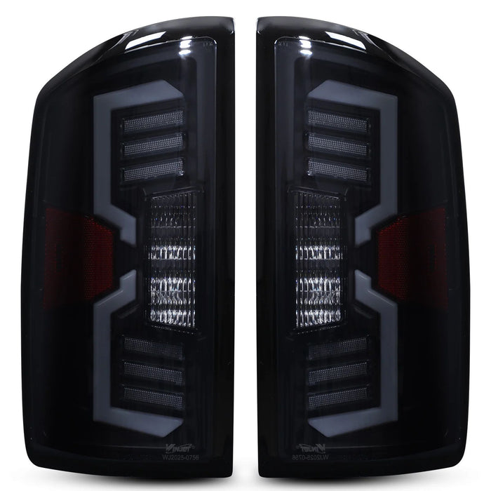 Winjet Sequential LED Tail Lights for 2006-2009 Dodge Ram 2500/3500