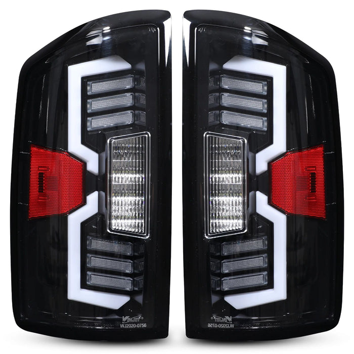 Winjet Sequential LED Tail Lights for 2006-2009 Dodge Ram 2500/3500