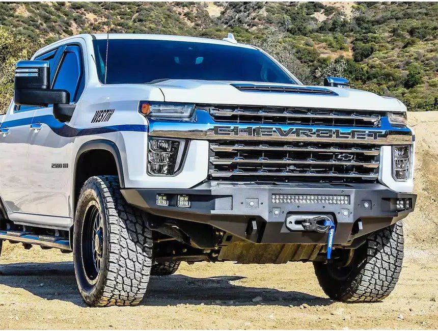 Westin Pro - Series Front Bumper for 2020 - 2023 Chevrolet Silverado 2500/3500 - Recon Recovery - Recon Recovery