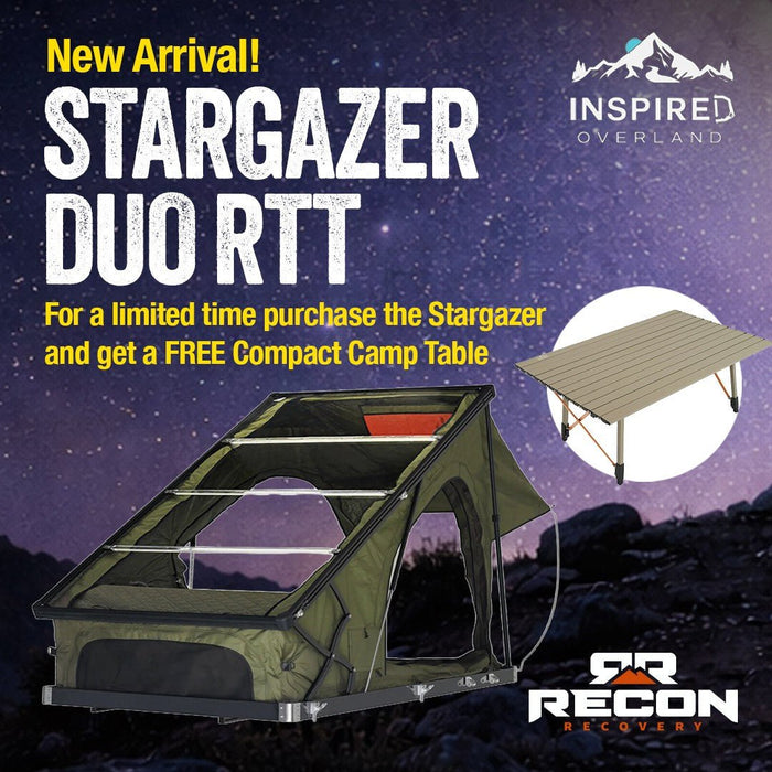 Inspired Overland Stargazer Duo Rooftop Tent | Lightweight RTT - Recon Recovery