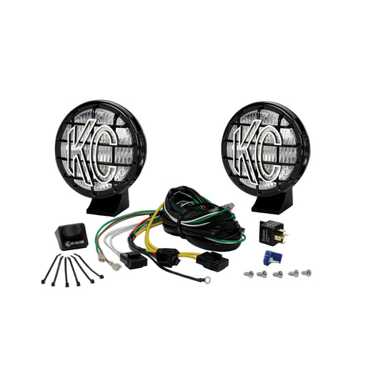 KC HiLites 5" Apollo Pro Halogen - 2 - Light System - 55W Fog Beam - Recon Recovery