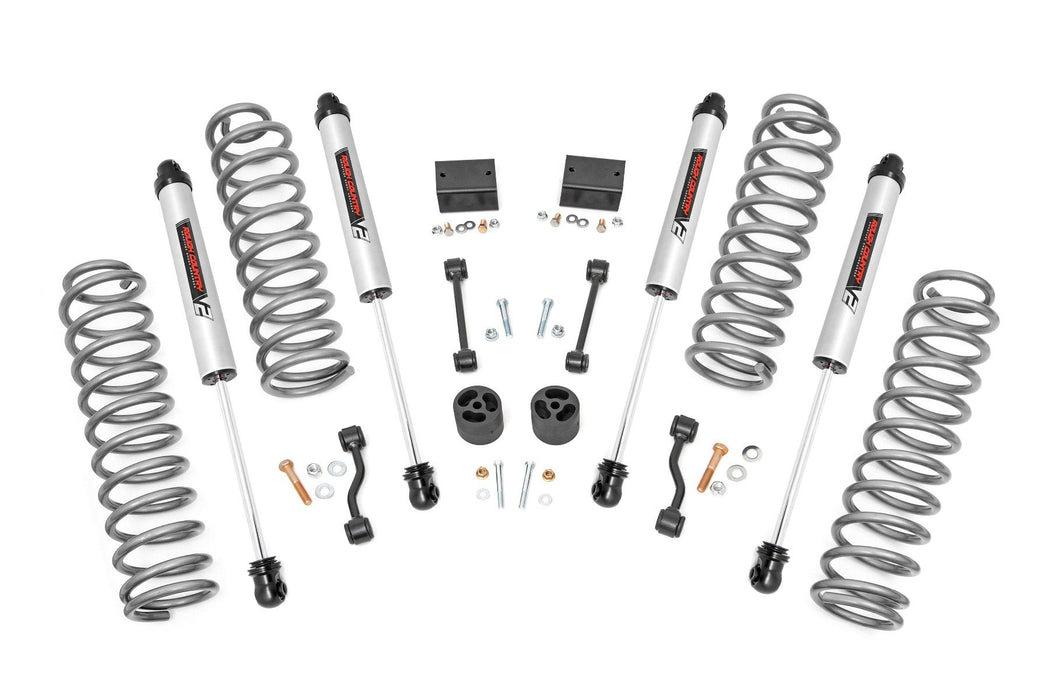 Rough Country Bolt On 2.5" Suspension Lift Kit for 2024 Jeep Wrangler JL 2 Door w/ v2 Monotube