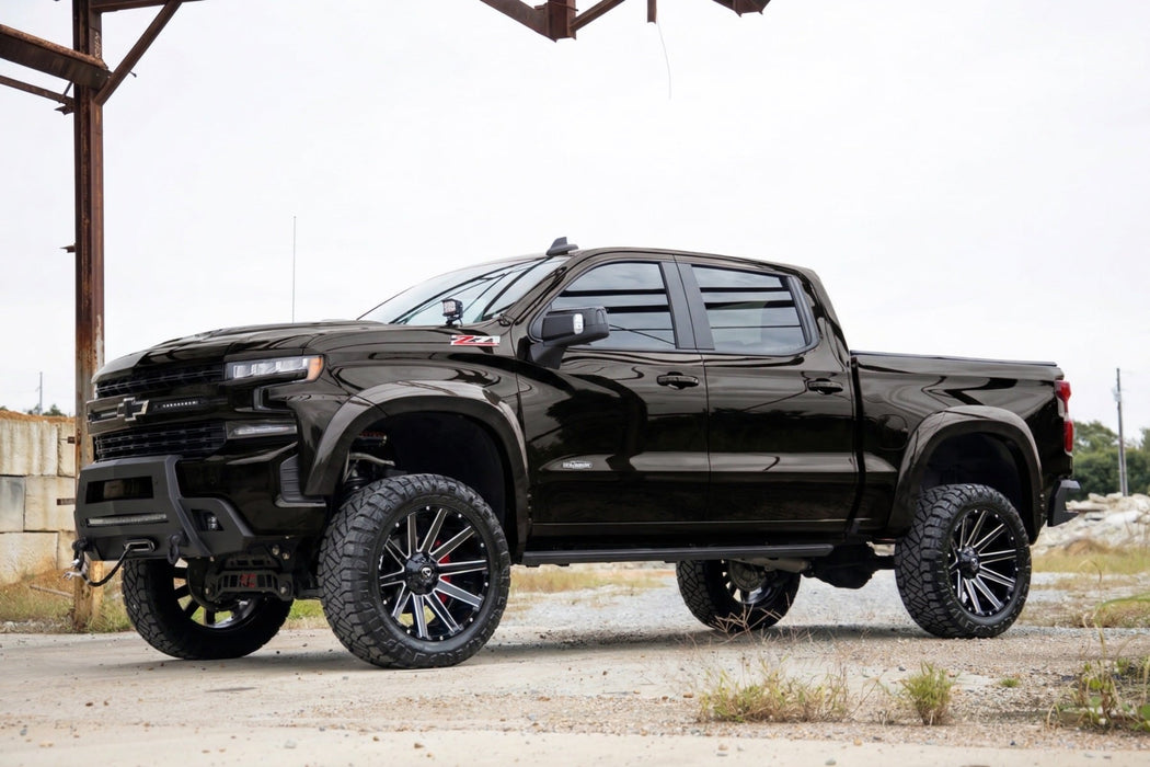 Rough Country SF1 Fender Flares for 2019 - 2026 Chevy Silverado 1500 - Recon Recovery