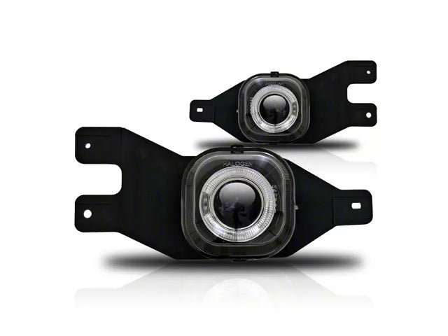 Winjet Halo Projector Fog Lights for 1999-2004 Ford Super Duty F-250, F-350, F-450 - Recon Recovery